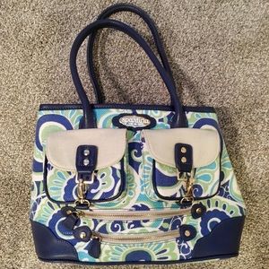 Spartina 449 Purse Navy & Green